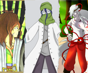Collage de algunos de los personajes del proyecto